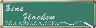 Bine Flocken Visitenkarte